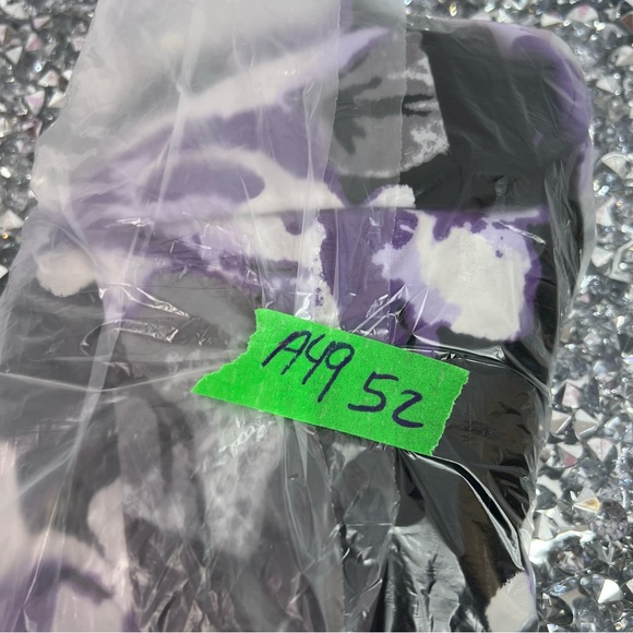 Ricki's long sleeve blouse half zip silver Black and Purple Floral Blouse - Picture 11 of 11